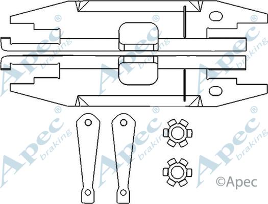 APEC ADB3019 - Adjuster, braking system car-mod.net