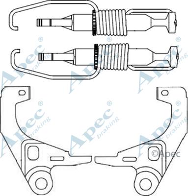 APEC ADB3015 - Adjuster, braking system car-mod.net