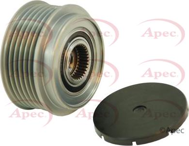 APEC AOP1012 - Pulley, alternator, freewheel clutch car-mod.net