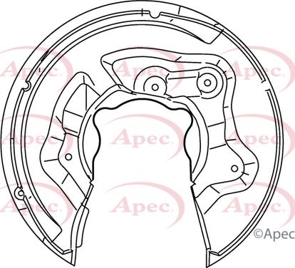 APEC ASG1137 - Splash Panel, guard, brake disc car-mod.net