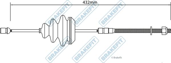 APEC BBC3471 - Cable, parking brake car-mod.net