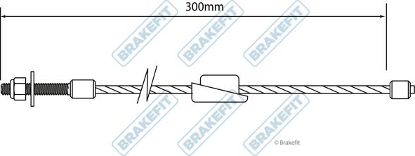 APEC BBC3137 - Cable, parking brake car-mod.net