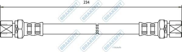 APEC BHO4015 - Brake Hose car-mod.net