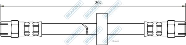 APEC BHO4018 - Brake Hose car-mod.net