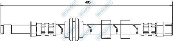 APEC BHO4037 - Brake Hose car-mod.net