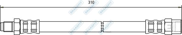 APEC BHO4023 - Brake Hose car-mod.net