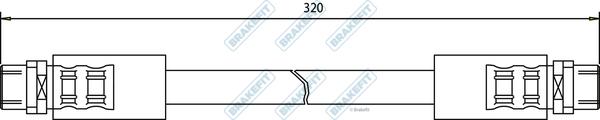APEC BHO4075 - Brake Hose car-mod.net