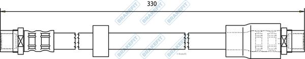 APEC BHO4142 - Brake Hose car-mod.net