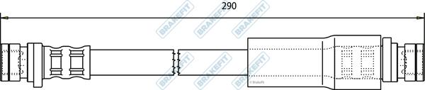 APEC BHO4101 - Brake Hose car-mod.net