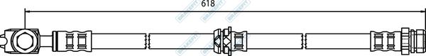 APEC BHO4189 - Brake Hose car-mod.net