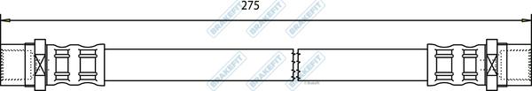 APEC BHO4138 - Brake Hose car-mod.net