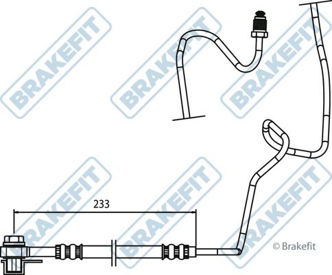 APEC BHO4302 - Brake Hose car-mod.net