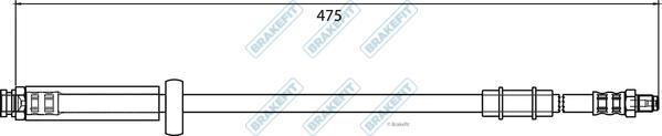 APEC BHO4326 - Brake Hose car-mod.net
