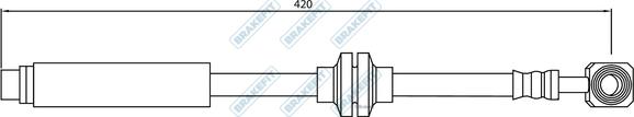 APEC BHO4245 - Brake Hose car-mod.net