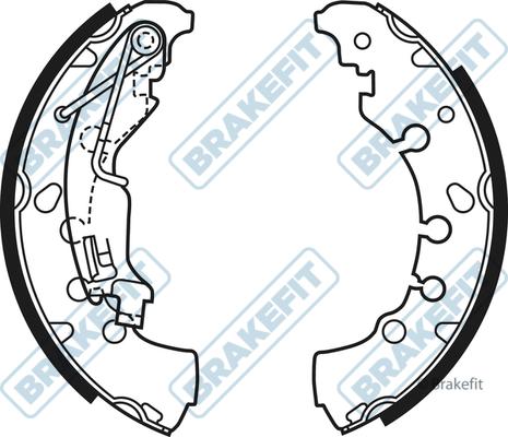 APEC BSH1049 - Drum Brake Shoe Set car-mod.net
