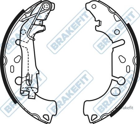 APEC BSH1050 - Drum Brake Shoe Set car-mod.net