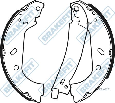 APEC BSH1068 - Drum Brake Shoe Set car-mod.net