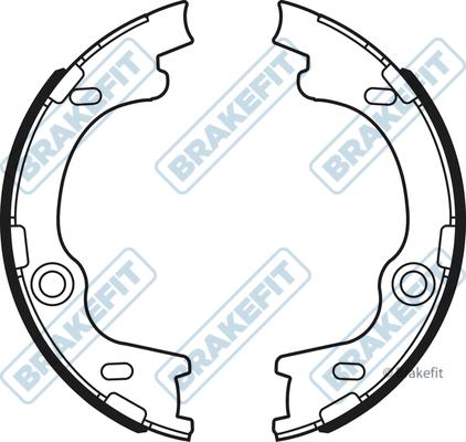 APEC BSH1063 - Brake Shoe Set, parking brake car-mod.net