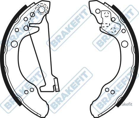 APEC BSH1004 - Drum Brake Shoe Set car-mod.net