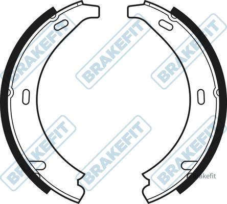 APEC BSH1003 - Brake Shoe Set, parking brake car-mod.net