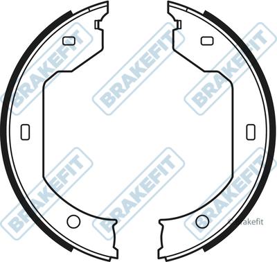 APEC BSH1037 - Brake Shoe Set, parking brake car-mod.net