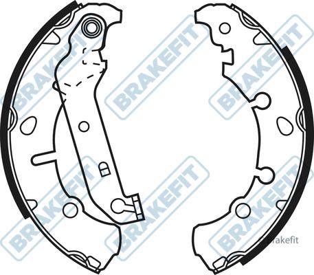 APEC BSH1026 - Drum Brake Shoe Set car-mod.net
