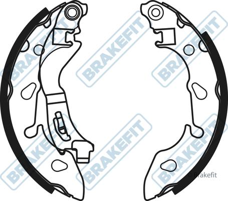 APEC BSH1076 - Drum Brake Shoe Set car-mod.net