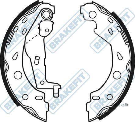 APEC BSH1108 - Drum Brake Shoe Set car-mod.net