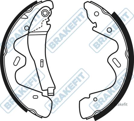 APEC BSH1118 - Drum Brake Shoe Set car-mod.net