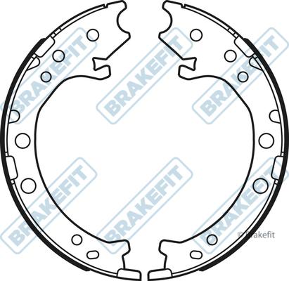 APEC BSH1133 - Brake Shoe Set, parking brake car-mod.net