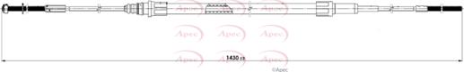 APEC CAB1692 - Cable, parking brake car-mod.net