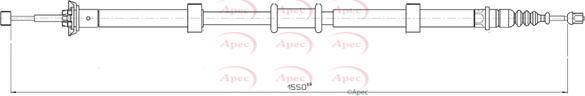APEC CAB1760 - Cable, parking brake car-mod.net