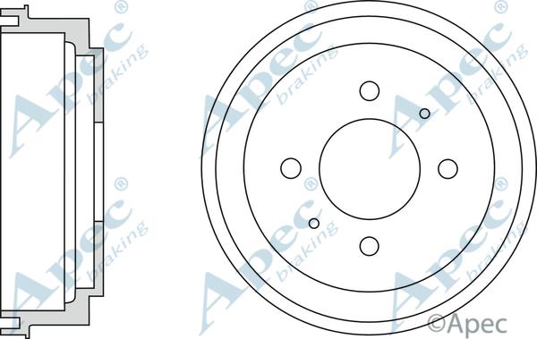 APEC DRM9946 - Brake Drum car-mod.net