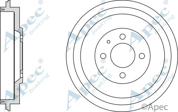 APEC DRM9940 - Brake Drum car-mod.net