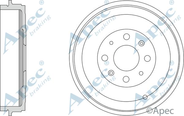 APEC DRM9941 - Brake Drum car-mod.net