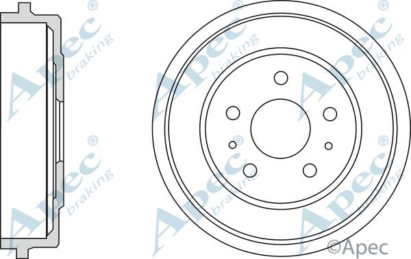 APEC DRM9957 - Brake Drum car-mod.net