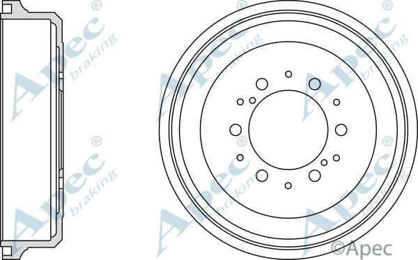 APEC DRM9900 - Brake Drum car-mod.net