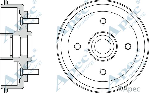 APEC DRM9912 - Brake Drum car-mod.net