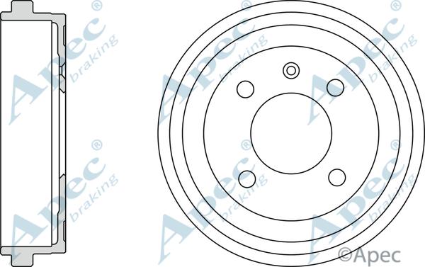 APEC DRM9929 - Brake Drum car-mod.net