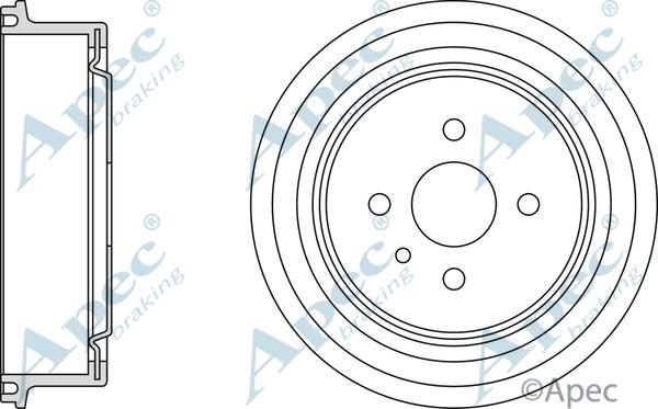 APEC DRM9502 - Brake Drum car-mod.net
