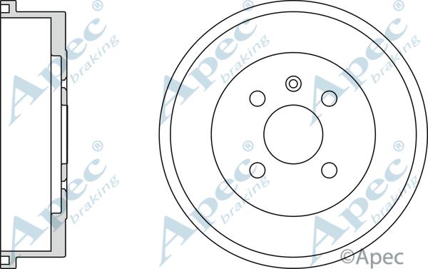 APEC DRM9525 - Brake Drum car-mod.net