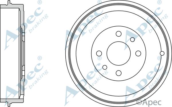 APEC DRM9523 - Brake Drum car-mod.net