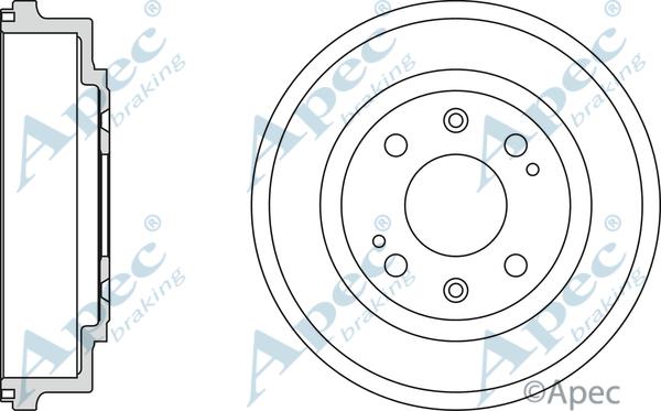 APEC DRM9140 - Brake Drum car-mod.net