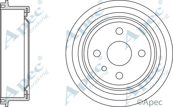 APEC DRM9104 - Brake Drum car-mod.net