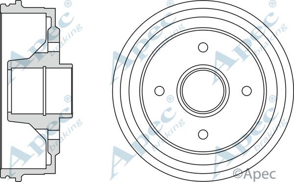 APEC DRM9132 - Brake Drum car-mod.net