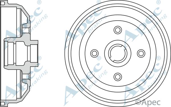 APEC DRM9112 - Brake Drum car-mod.net
