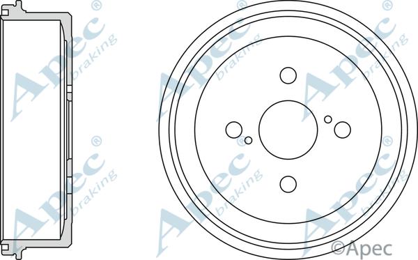 APEC DRM9135 - Brake Drum car-mod.net