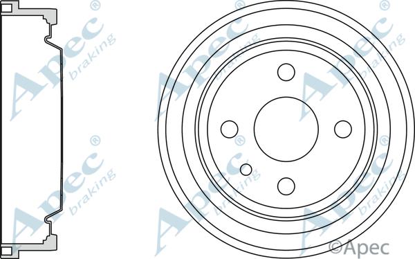 APEC DRM9126 - Brake Drum car-mod.net