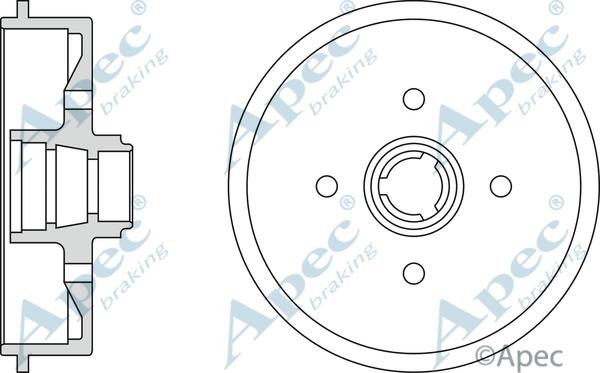 APEC DRM9120 - Brake Drum car-mod.net