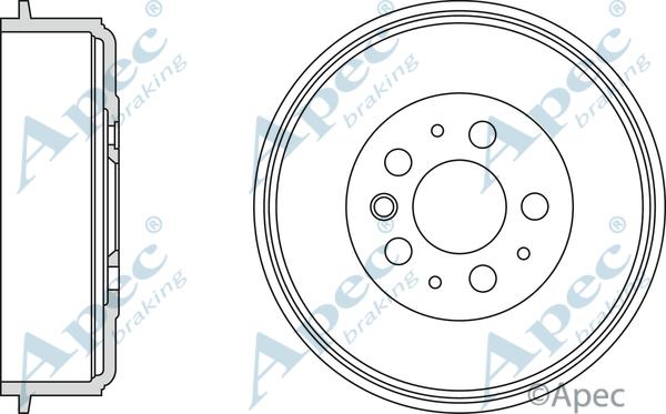 APEC DRM9800 - Brake Drum car-mod.net